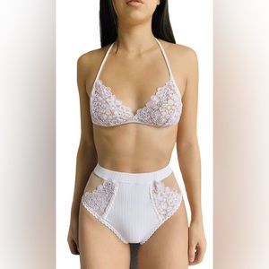 For Love and Lemons white bikini set